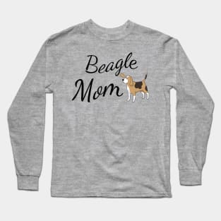 Beagle Dog Mom Long Sleeve T-Shirt